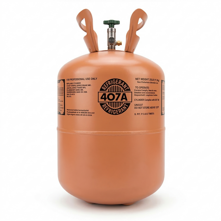 R407A refrigerant 25 lb cylinder