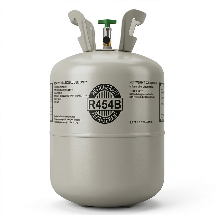 R454B refrigerant 22 lb cylinder